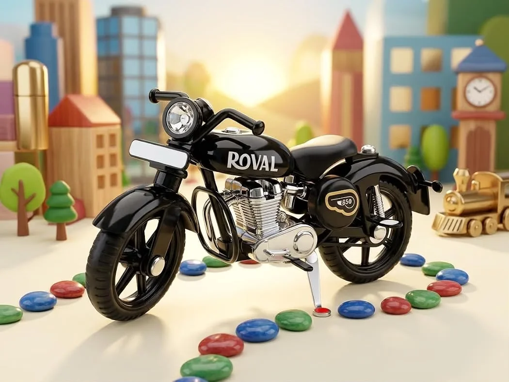 Metal Bullet Bike, Die Cast Motorcycle Model