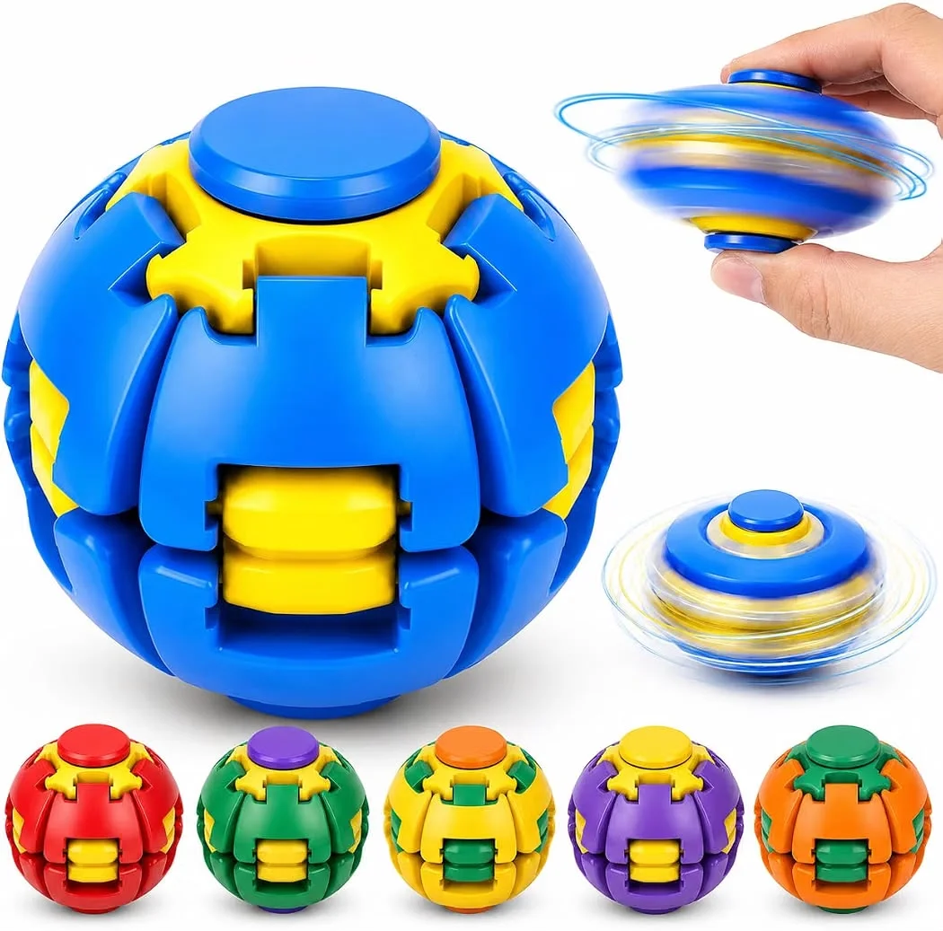 Fidget Spinning Ball - Stress Relief Press