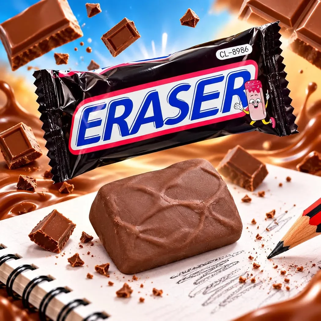 Chocolate Shaped Eraser for Kids