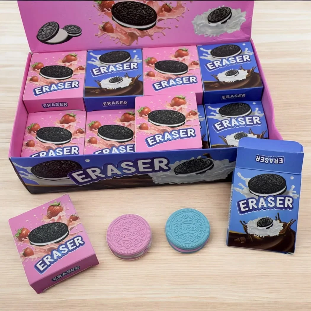 Cookie Shaped Erasers for Kids