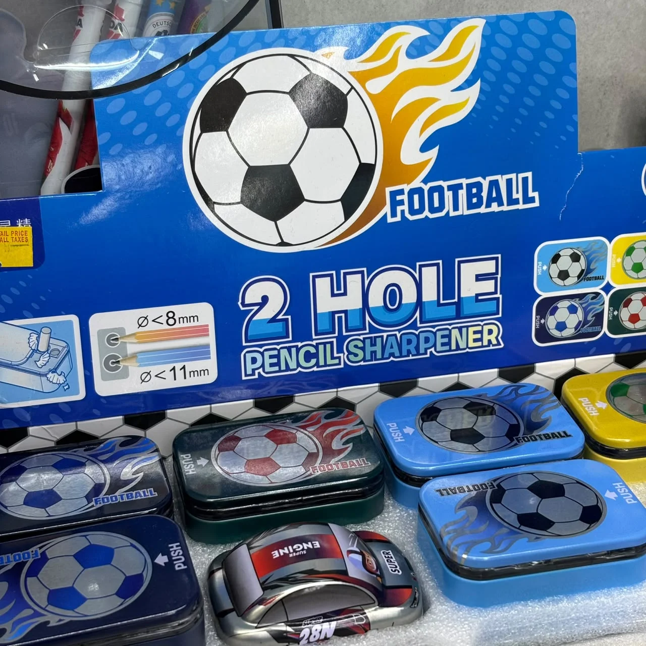 Football 2-Hole Pencil Sharpener